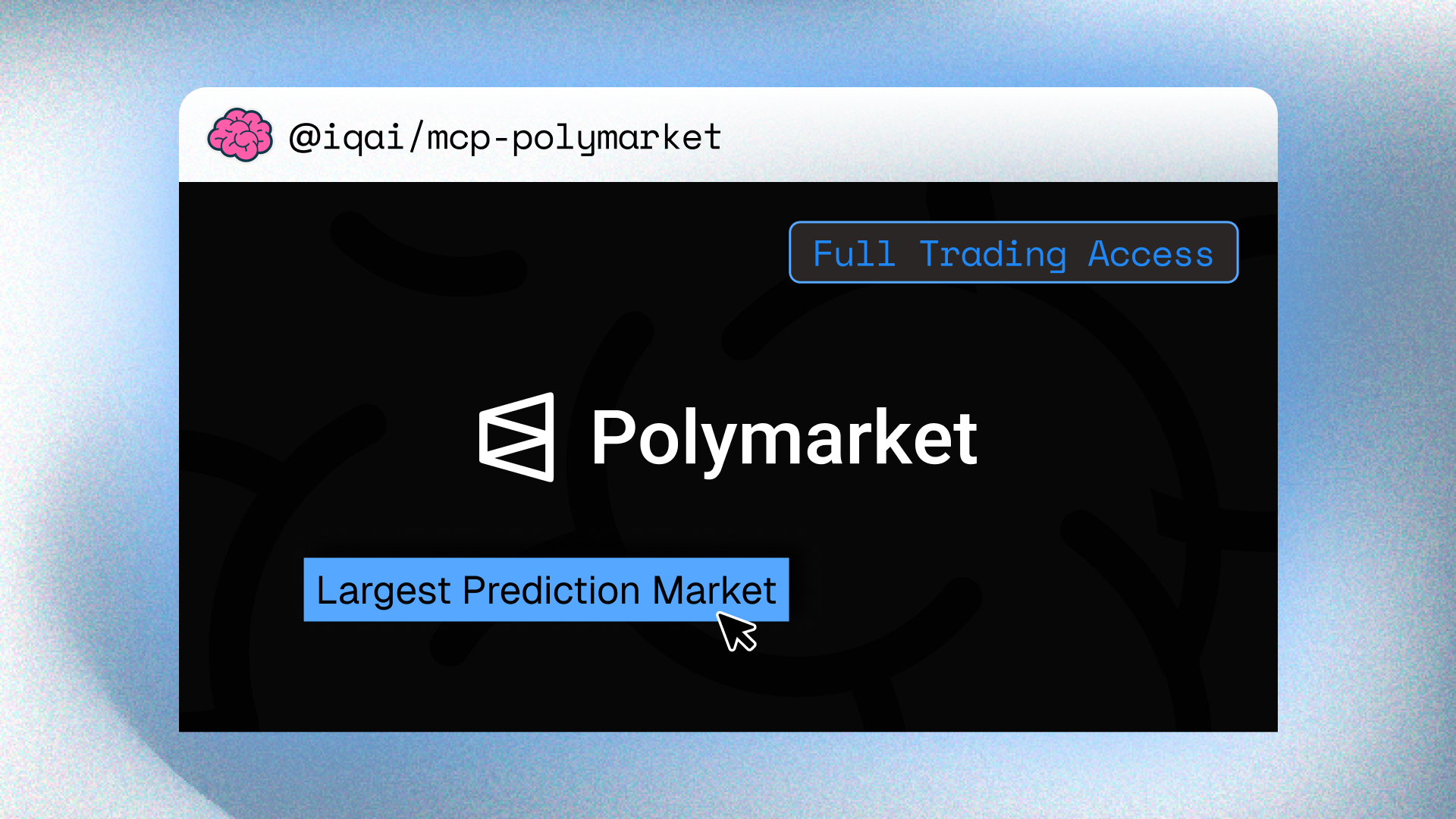IQ AI's MCP Polymarket